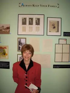 Dr. Harriet Fields in exhibit